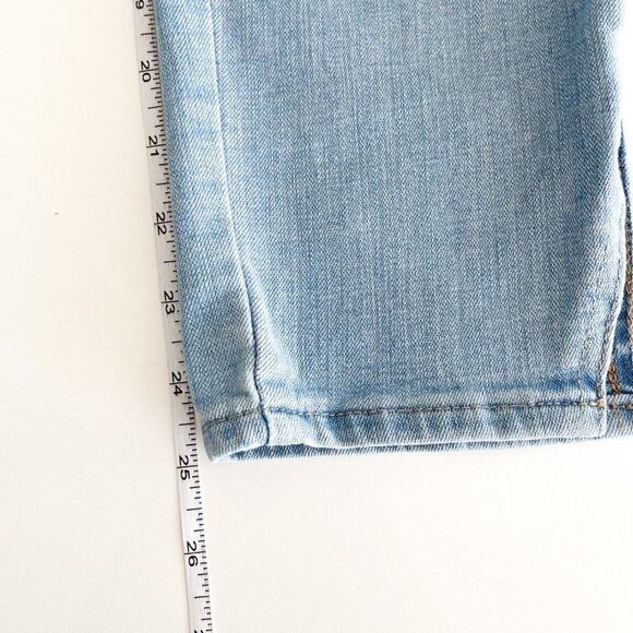 Levi's Women's Jeans Button Front 721 High Rise Ankle Skinny Light Blue Size 30 - Picture 8 of 13